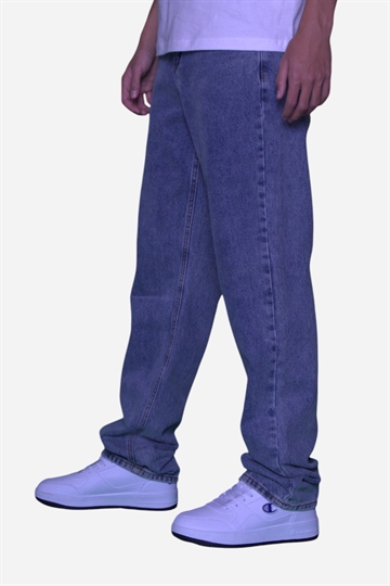 Fraizer - Junior - Baggy Jeans - Medium Blue Raw